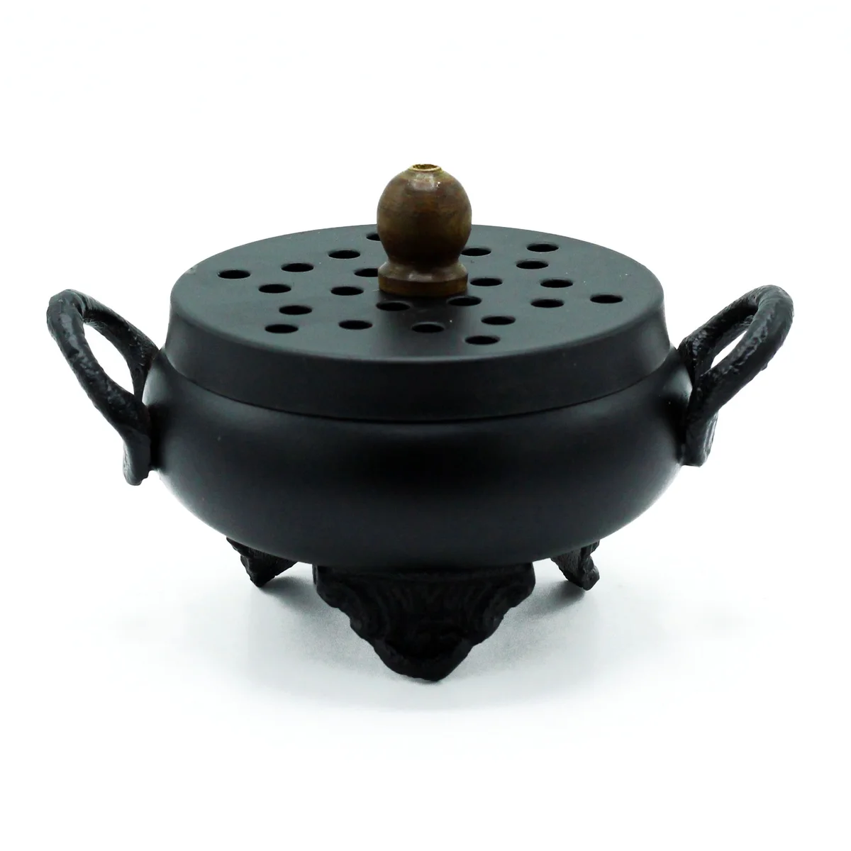 Classic iron cauldron burner