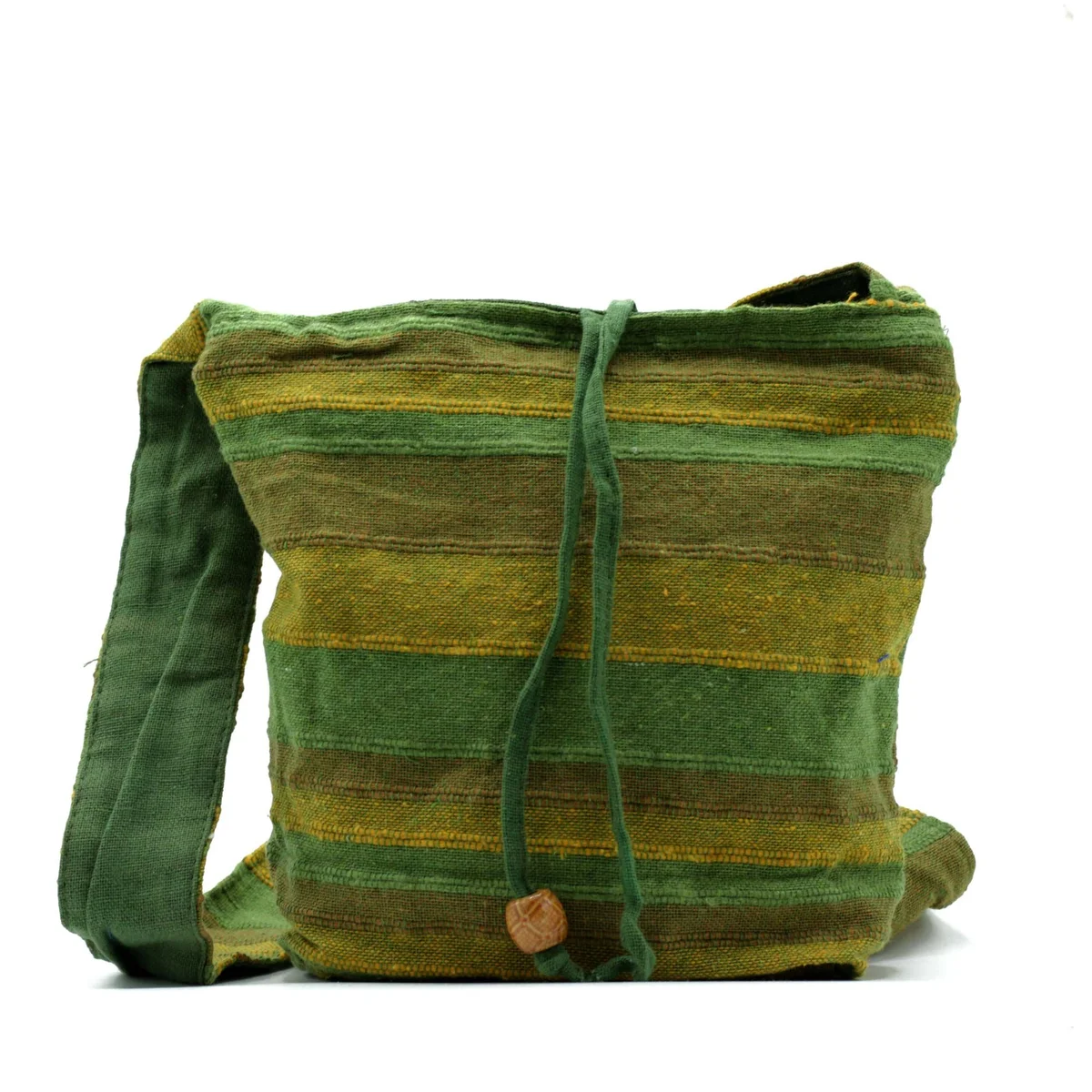 Nepal sling bag in summer beach blues color with adjustable strap and compact design for casual use