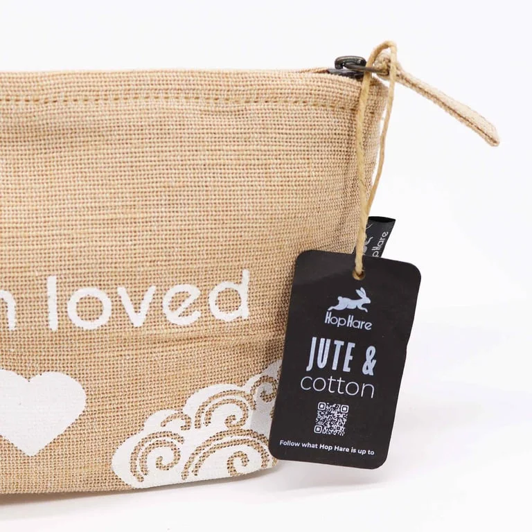 hop hare pouch from the I am Loved collection.