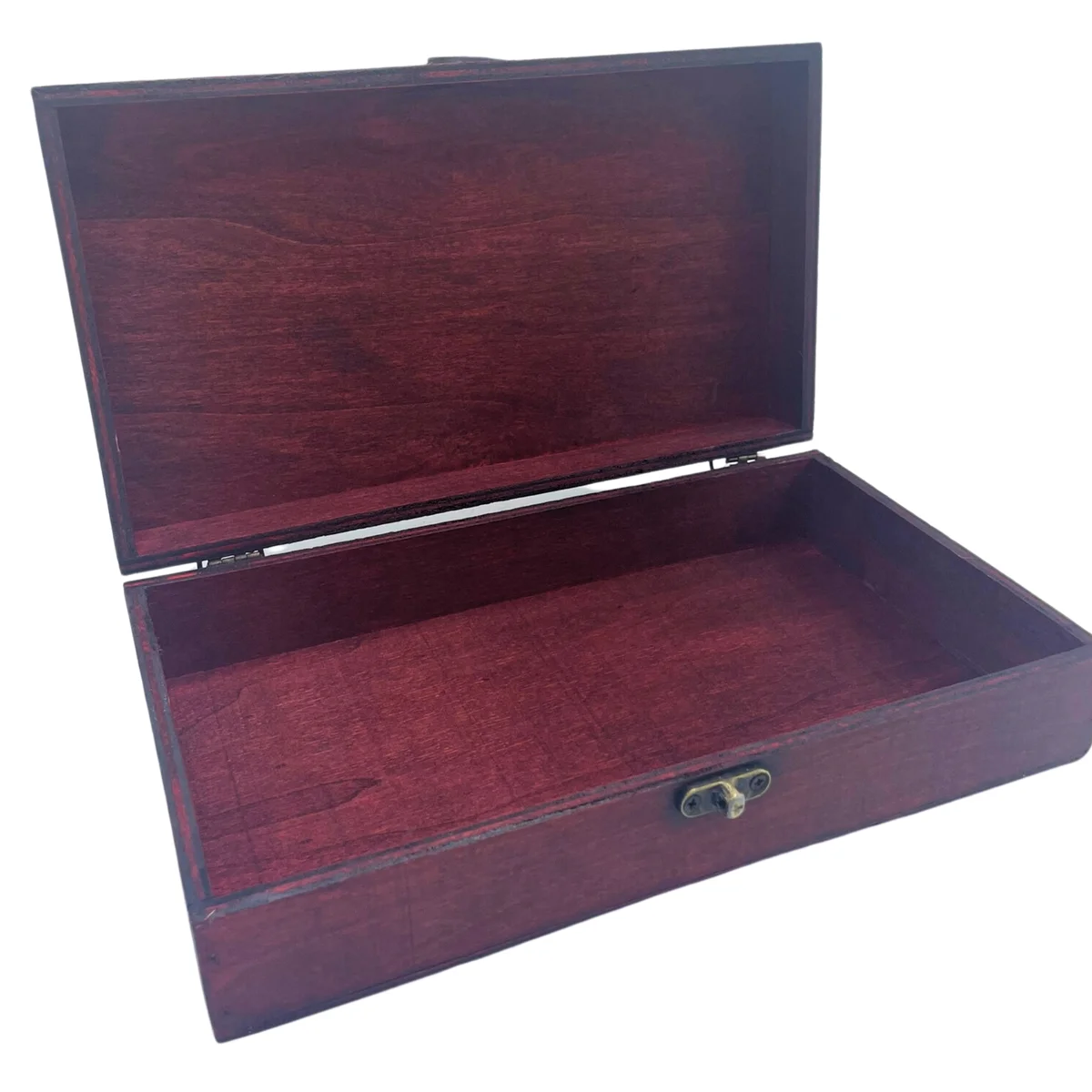 Tan tea hamper gift box with assorted tea items arranged inside for gifting or hampers