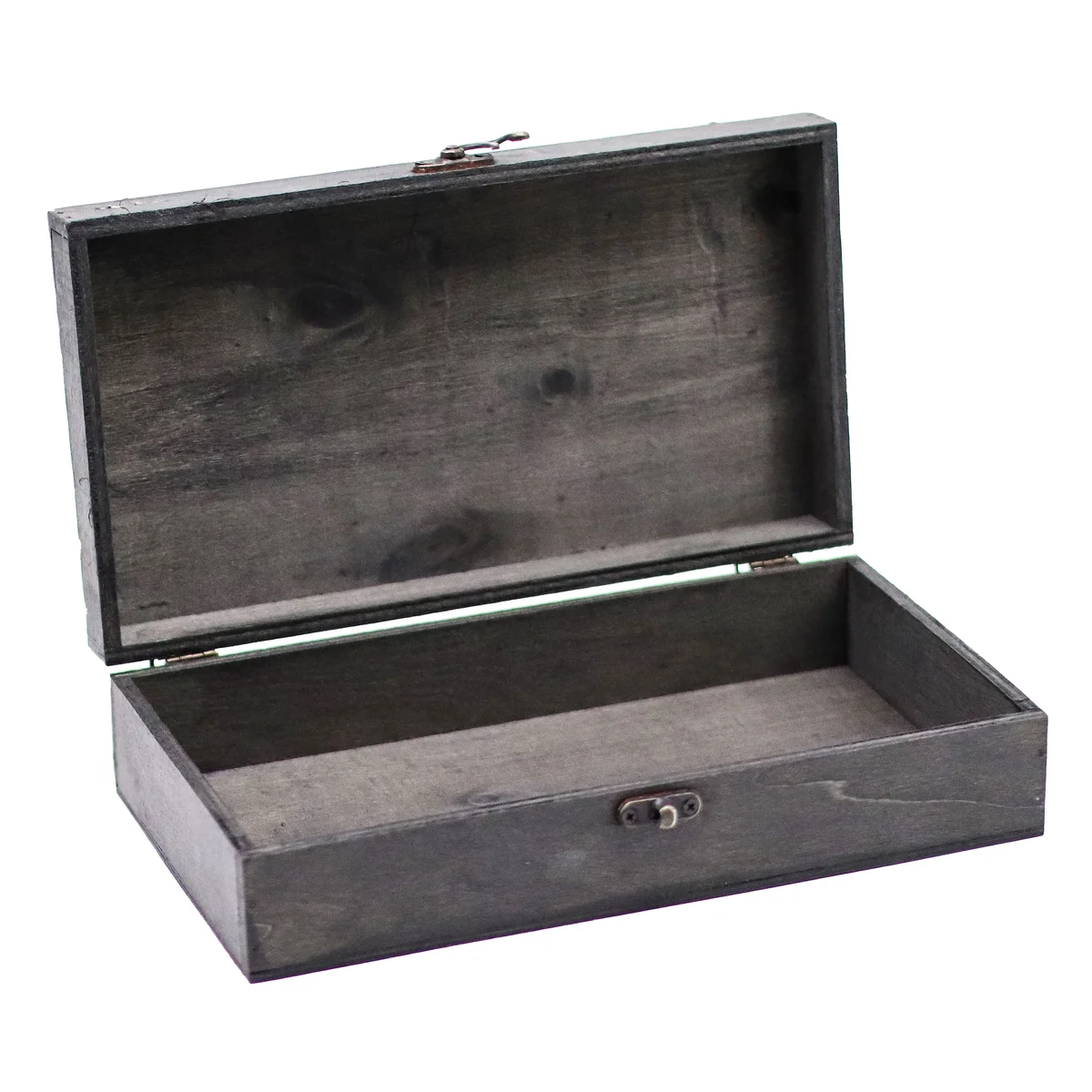 Grey tea gift hamper box with a simple design suitable for gifting and hampers