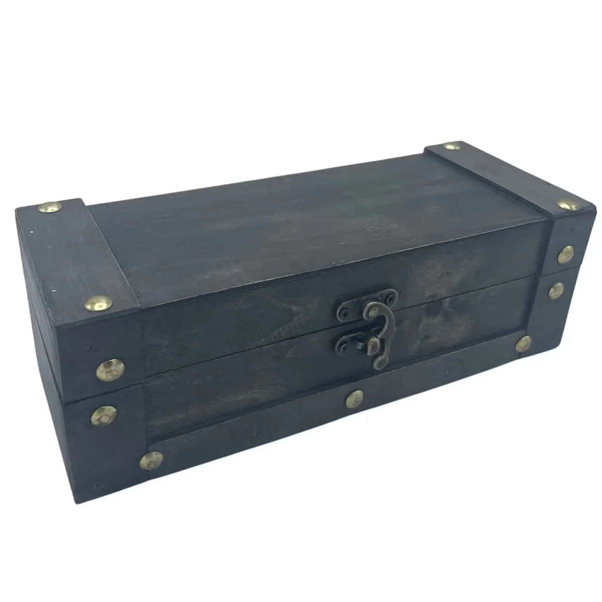 Long grey tea chest box