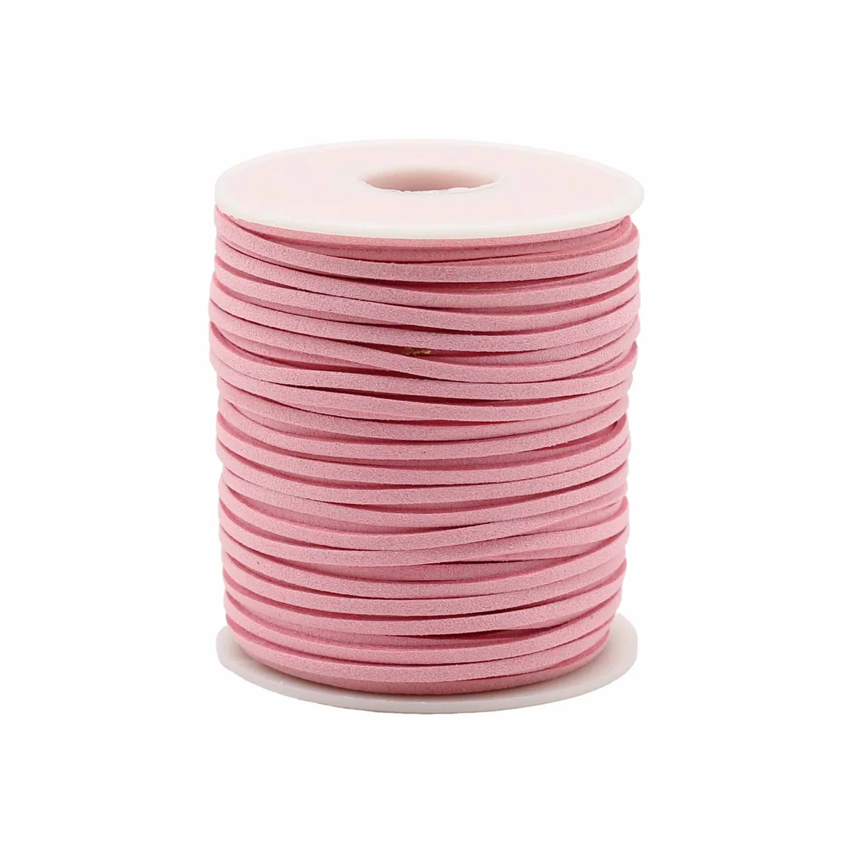 Bulk pendant cord in a pink roll, 2.5mm diameter, 45m length, product code A064.