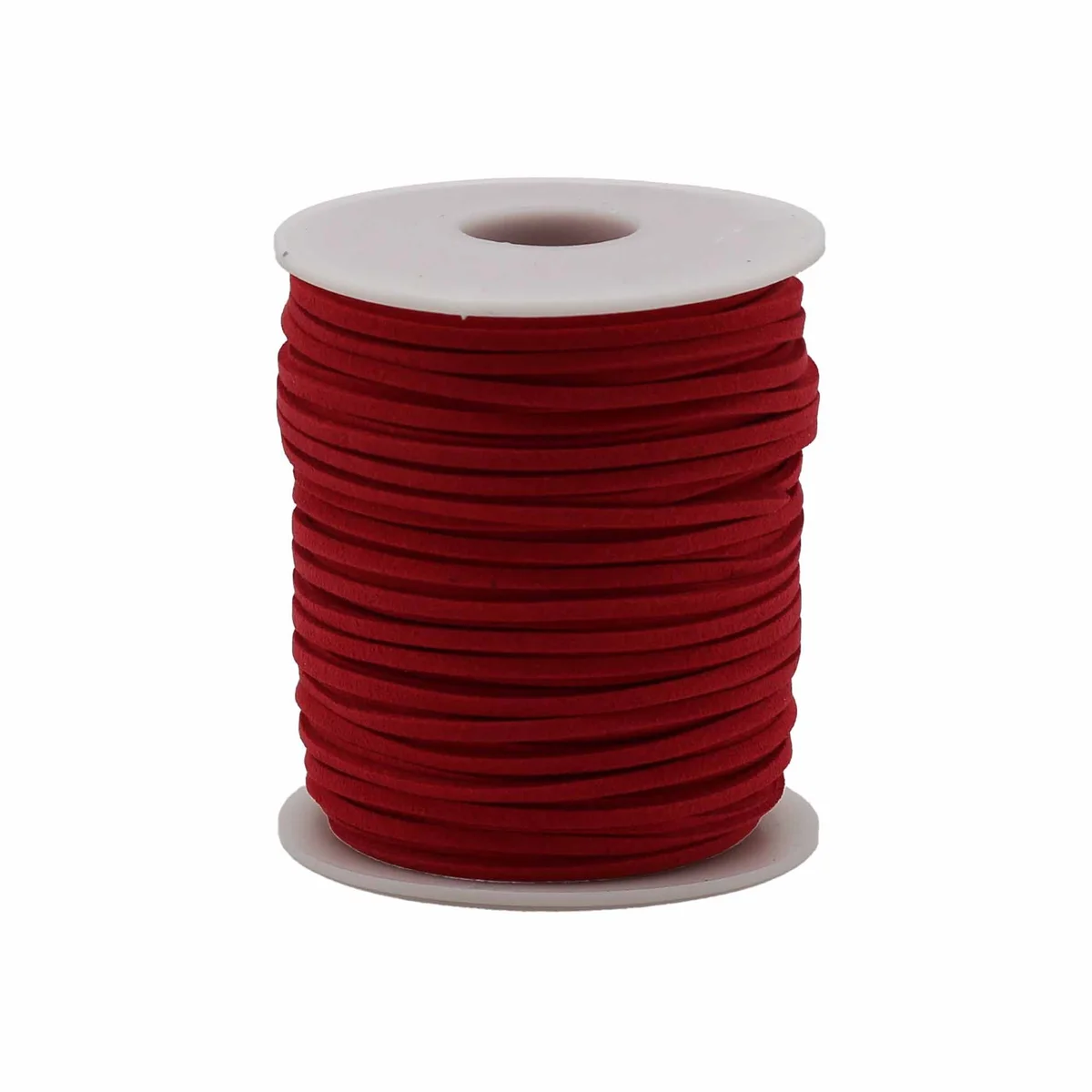 Bulk pendant cord, 2.5 mm wide, 45 m long, red roll of flat adhesive cable