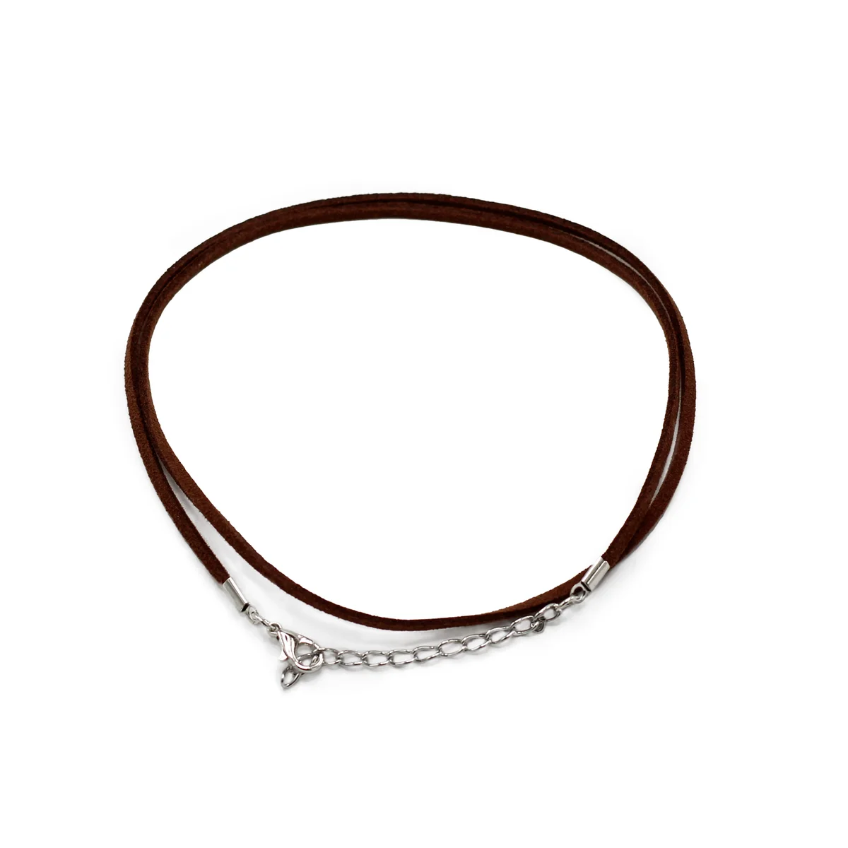 dark brown faux leather 2.5mm pendant cord, 55cm length.