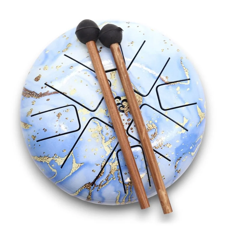 Hapi Drum Blue Sky OM – 18cm blue sky drum ornament