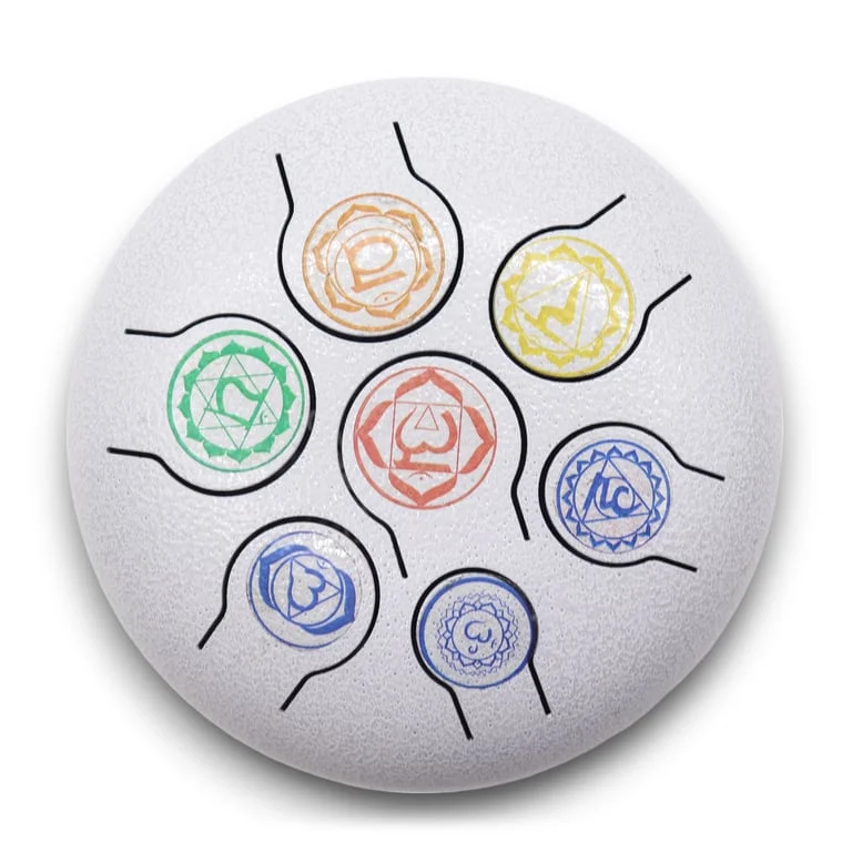 Hapi Drum 7 Chakra 18cm – a colourful chakra wall décor drum