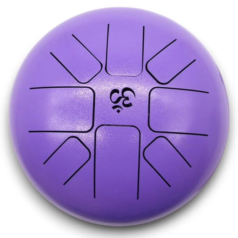 Violet om wall art, 22x16cm med hapi drum design