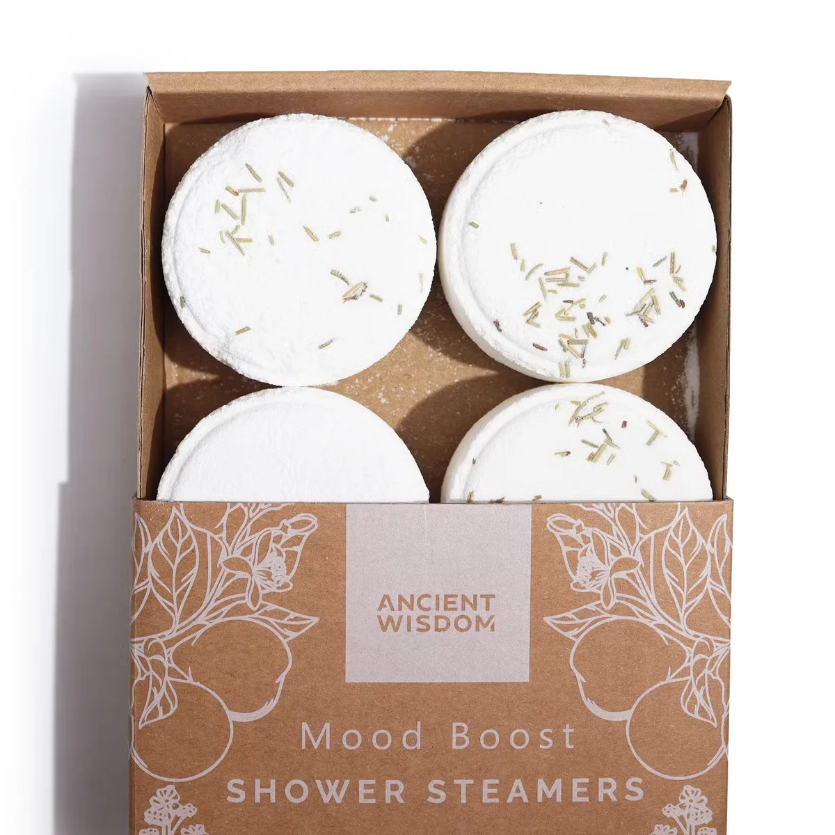 Zen Shower Steamers therapy wellness gift set showcasing mood boost shower steamers