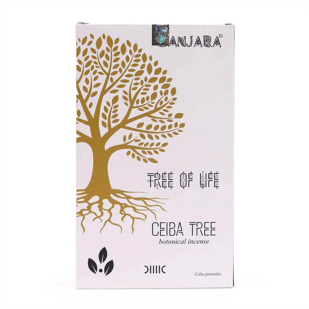 Ceiba tree incense sticks from Banjara Botanical displayed in packaging with natural botanical design on white background