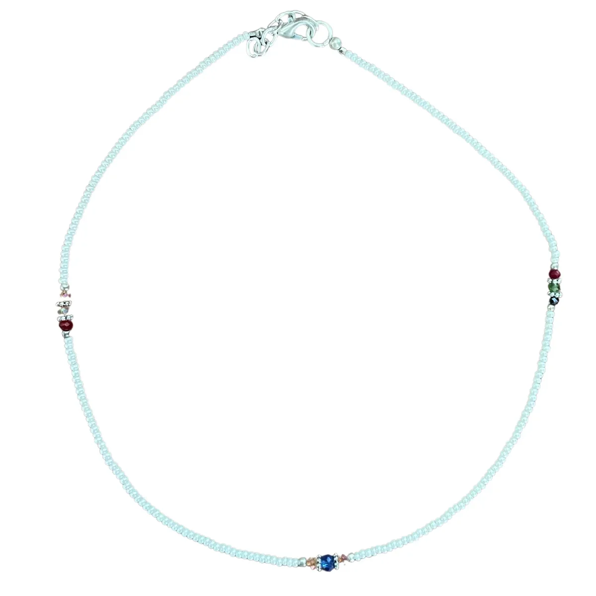 Nepalese extra fine pearl cut bead necklace featuring pearls and finely cut beads on a string