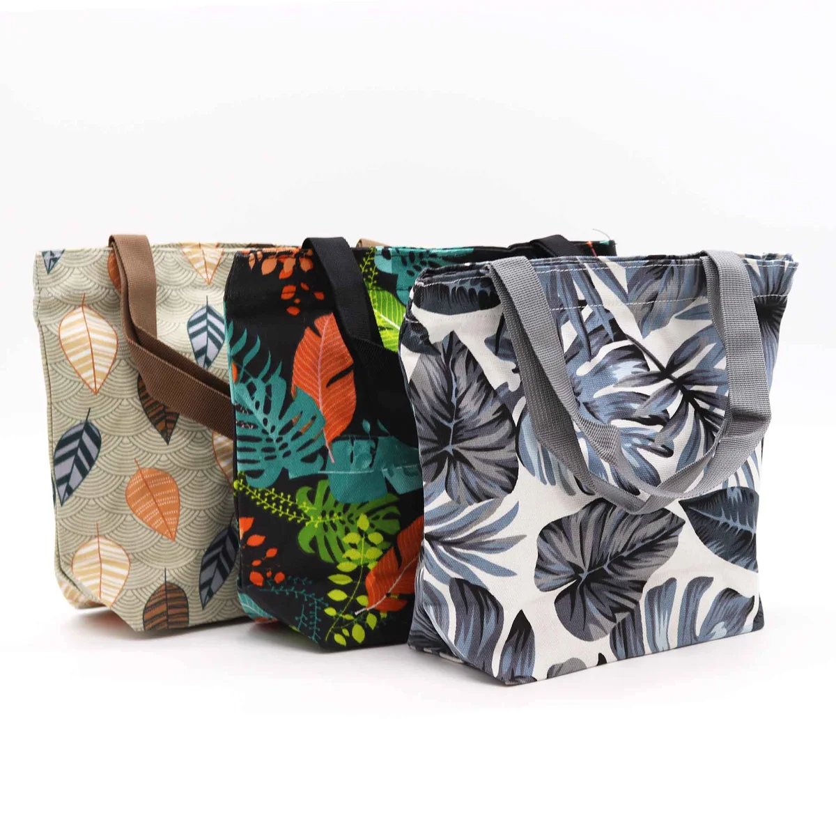Tropical handy quick shop bag, assorted design bag, 32x23x10cm.