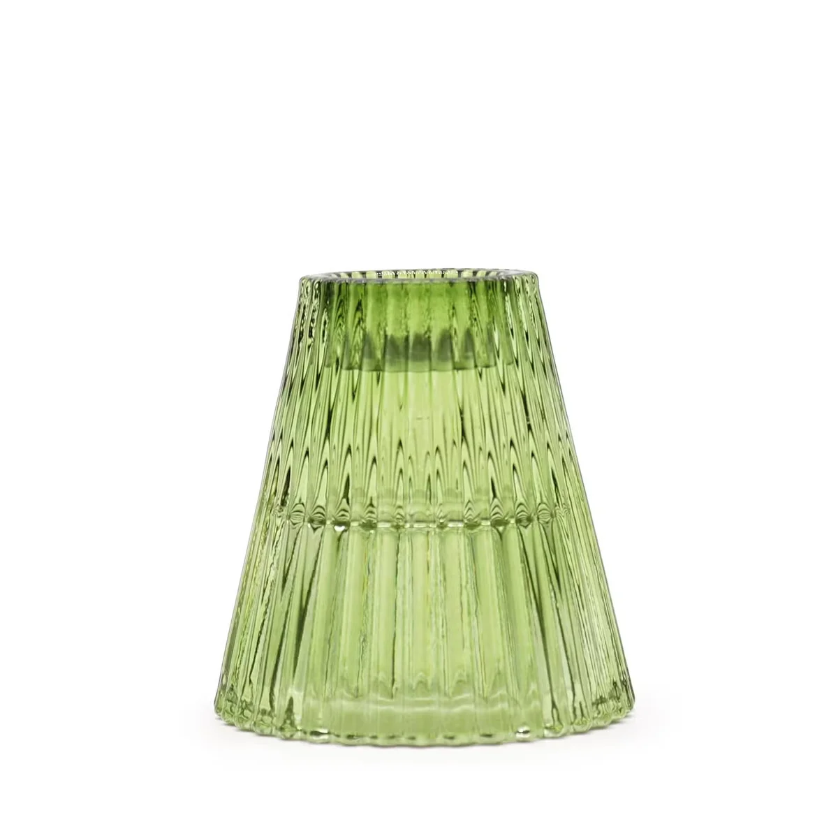 Garden Jade flip dinner candle holder with tealights, decorative candle holder for tabletop.