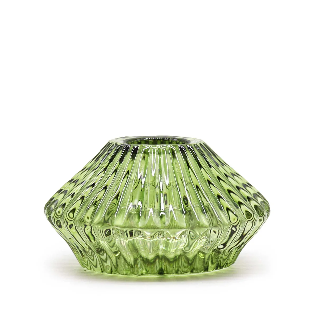 Garden jade flower flip dinner candle holder with tealight