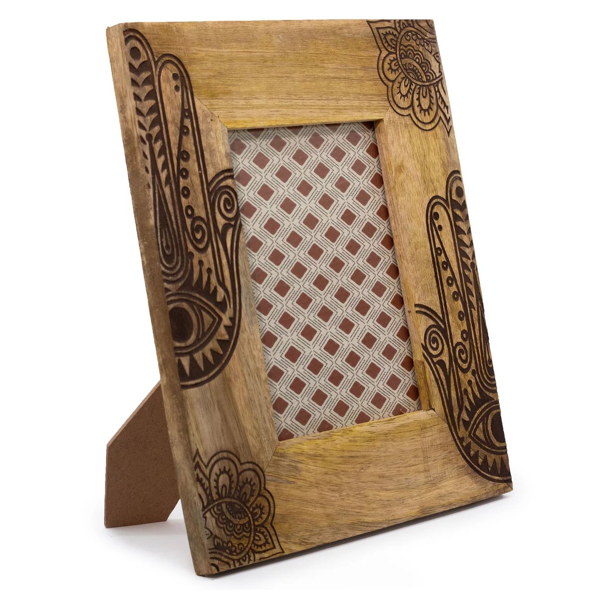 Large black wooden picture frame – 28 x 23 x 2 cm, ready to hold a 13 × 18 cm photo.