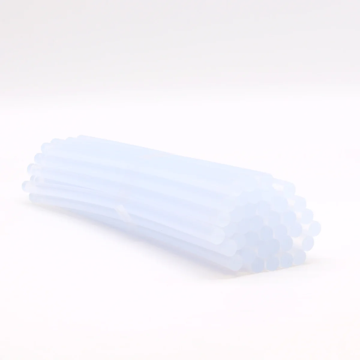 Pack of 33 craft glue sticks, 11 mm thick, 30 cm long, hot melt glue.