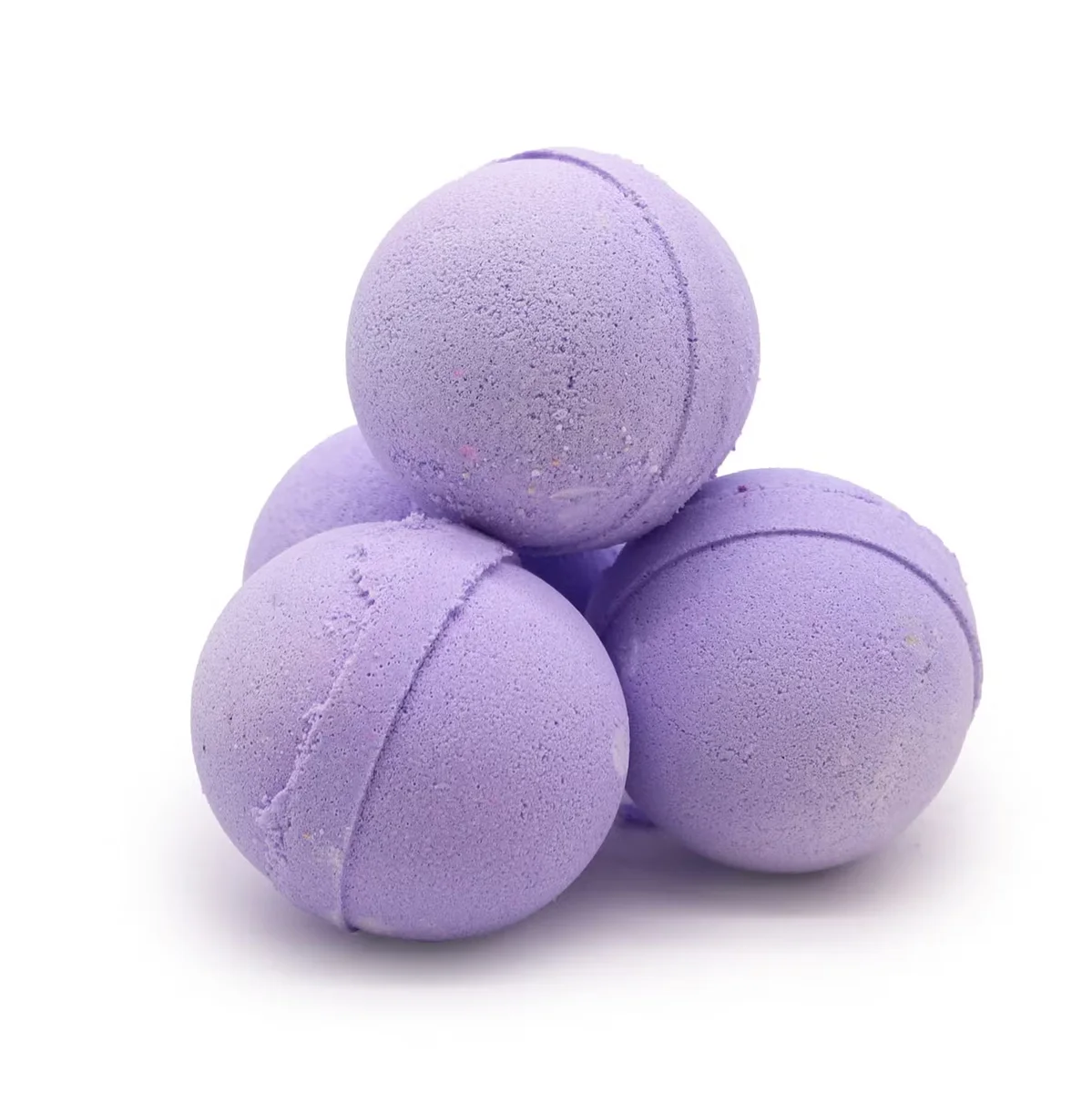 Aromatherapy bath bomb infused with clary sage and juniper essential oils