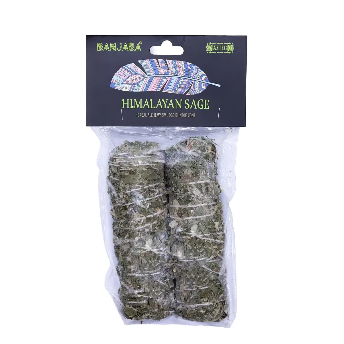 Banjara Smudge Indian Sage bundle for spiritual cleansing smudge with dried sage leaves tied together