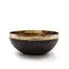 Large 17cm handmade Chaken decorative singing bowl weighing approximately 800g on a plain background