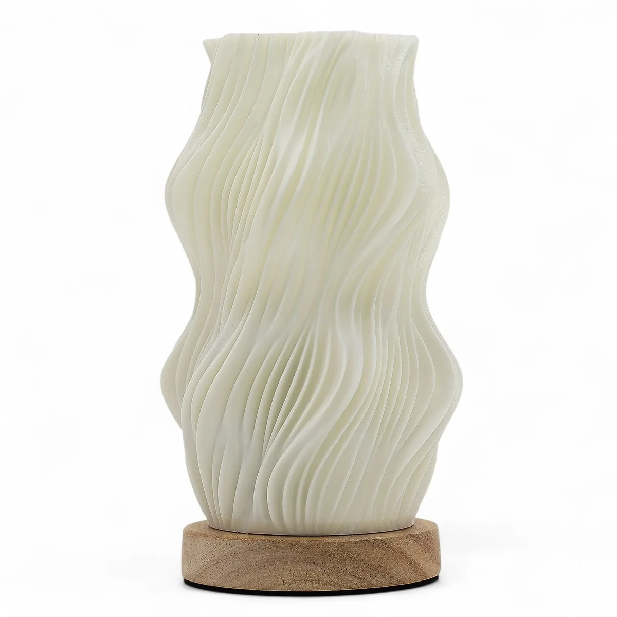 Star twisted lamp with USB-C connection and three light settings on a plain background