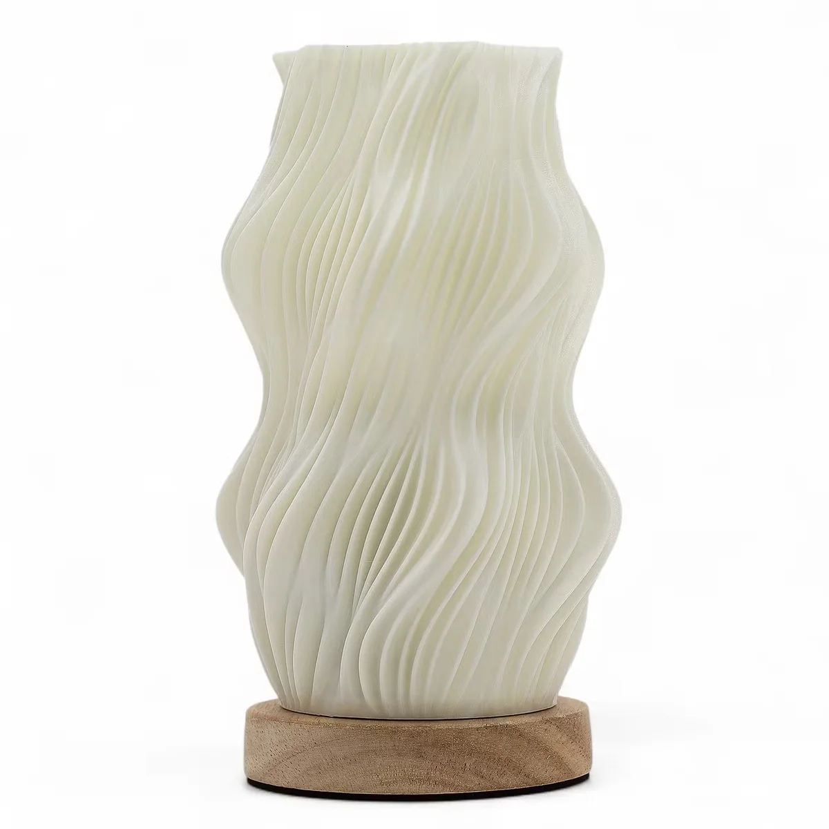 Star Twisted New Wave USB C lamp with three light settings shown on a plain background, angled view