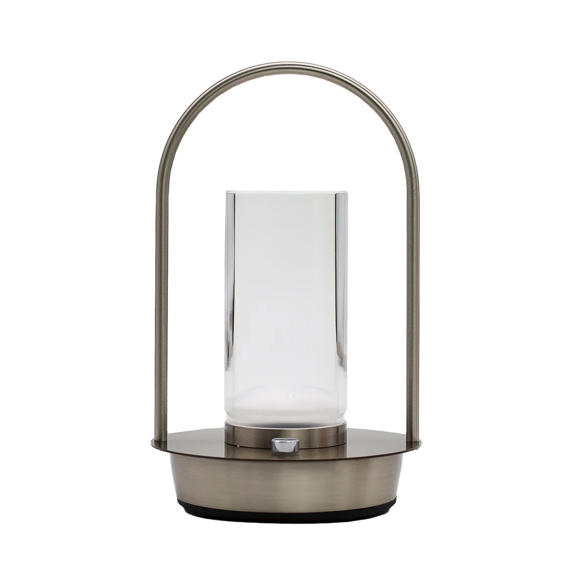 Crystal lantern touch lamp with USB‑C rechargeable capability and sleek glass design.