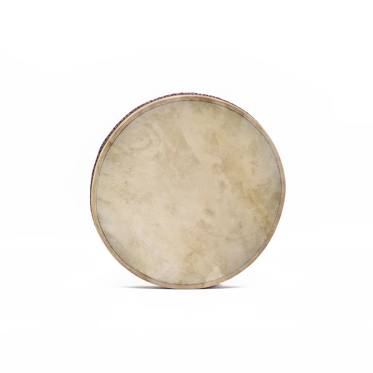 Shaman Sound Healing Ocean Drum 30cm showing the drum surface and wooden frame for sound therapy sessions