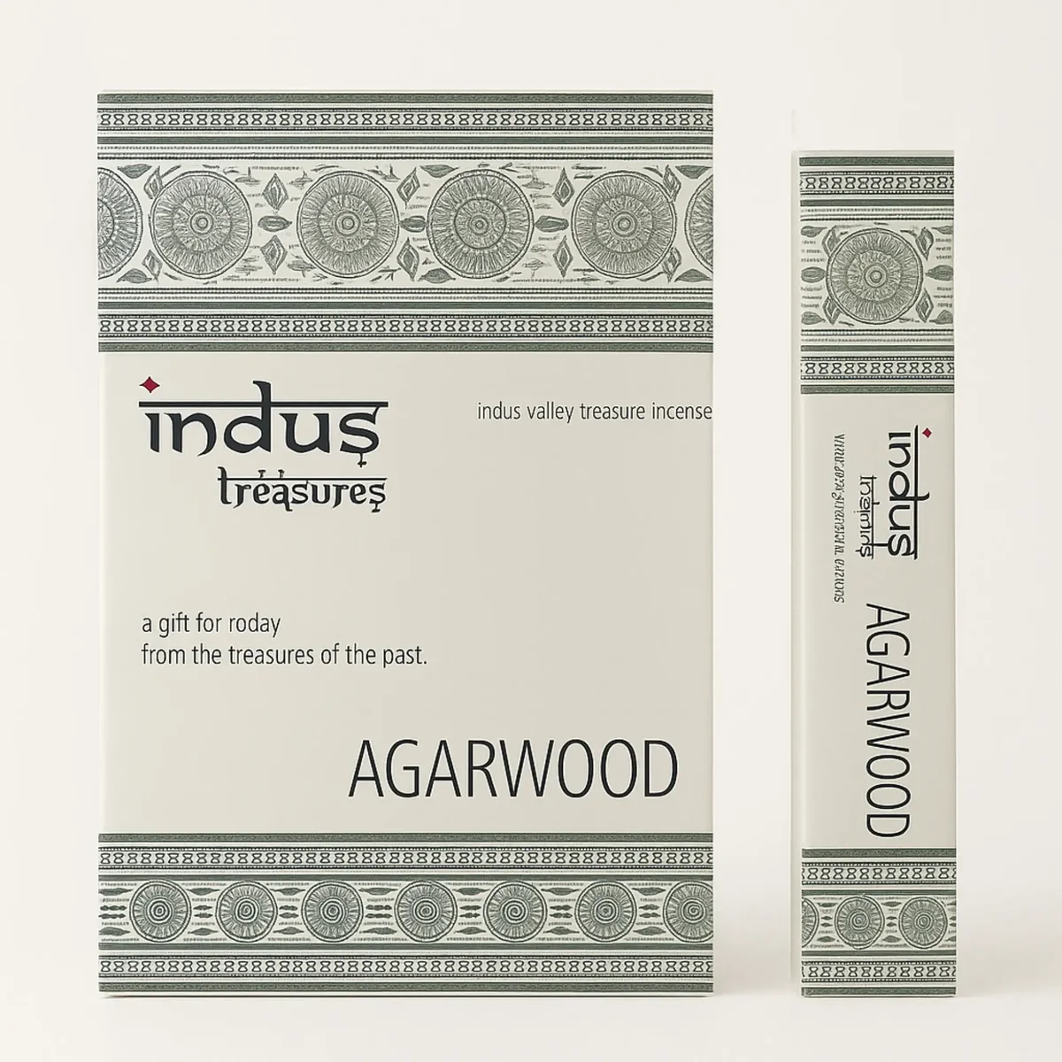 Indus Treasures agarwood 15gms display with attractive grain texture