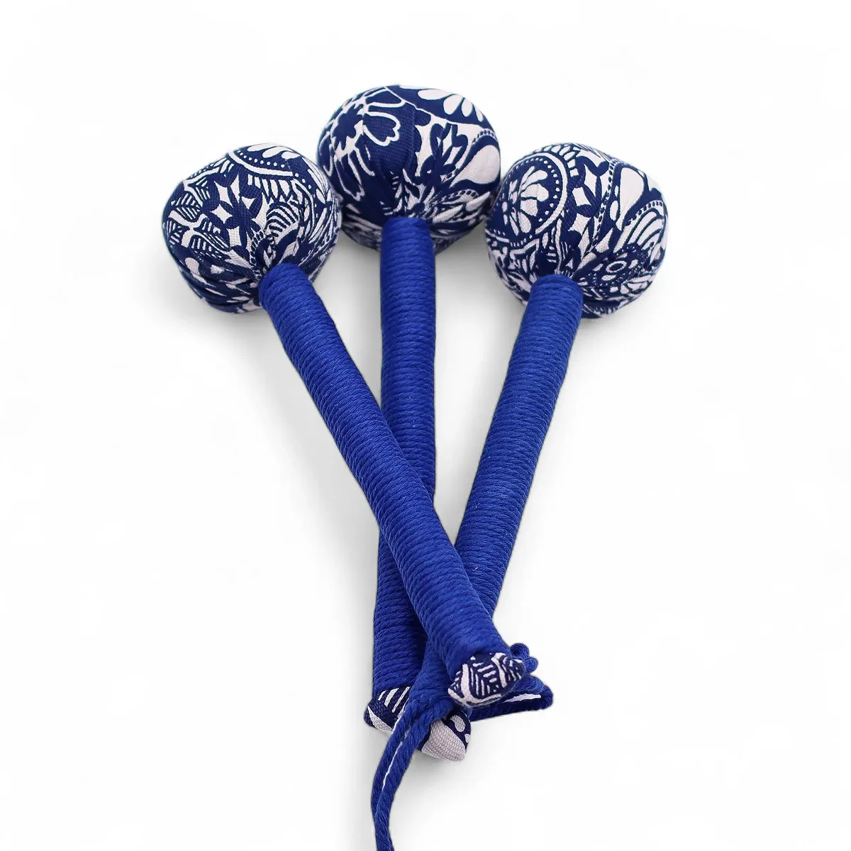 Wormwood blue massage hammer with ergonomic handle and textured grip, ready for muscle relief.