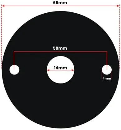 Round black round rocker junction box switch with metal cover plate and pre-wired leads for panel mounting