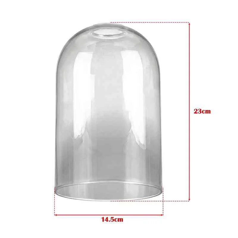 Smoked glass E27 lamp shade with cylindrical shape and curved design for modern pendant lighting replacement