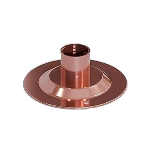 20mm metal conduit fitting dome cover with central threaded hole for electrical junction boxes, made of durable metal