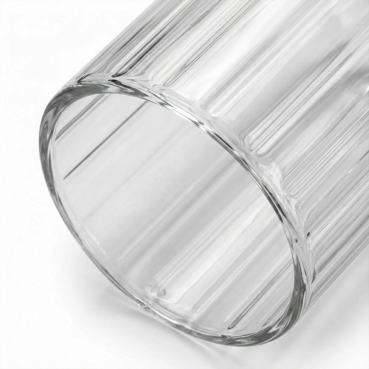 Smoked glass lampshade in bell jar shape with easy fit E27 screw base, 23cm tall, soft tinted finish on white background