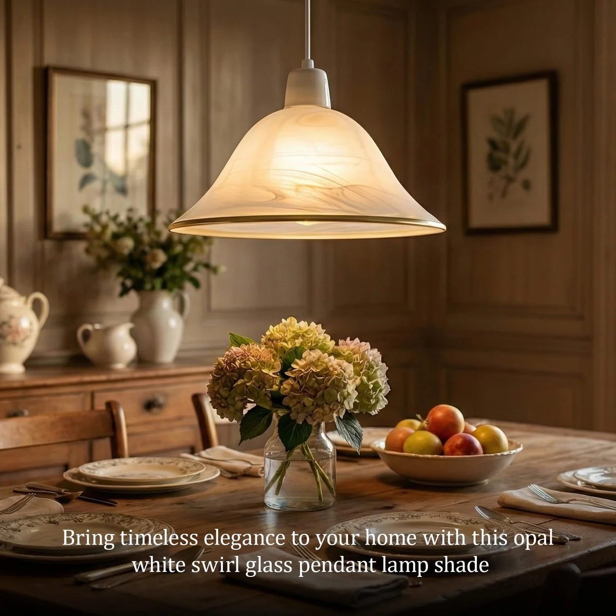 Amber bead mosaic 30cm lamp shade with frosted glass and black lattice design, easy fit for E27 bulbs