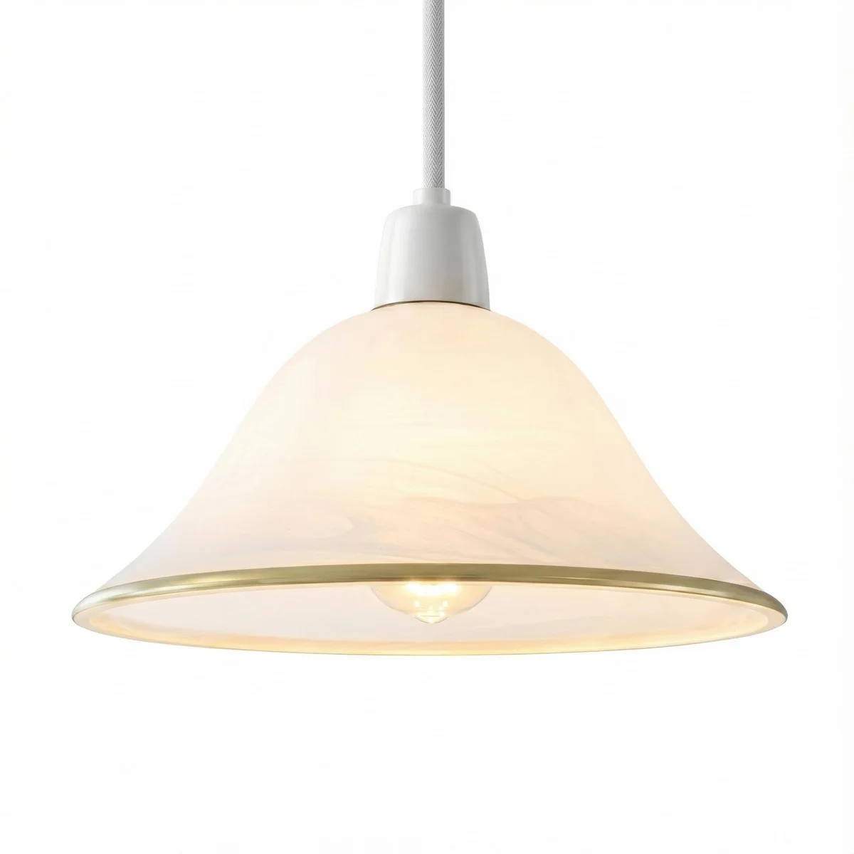 Amber bead mosaic glass lamp shade with black lattice pattern and frosted glass, 30cm diameter, easy fit E27 design