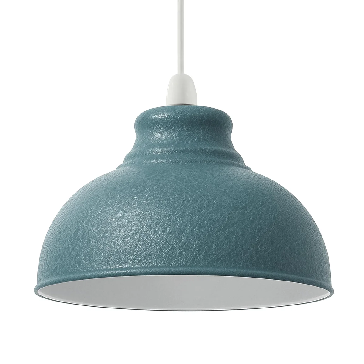 29cm hammered metal lampshade with rustic textured finish, ideal 29cm lampshade for bedroom lighting and decor