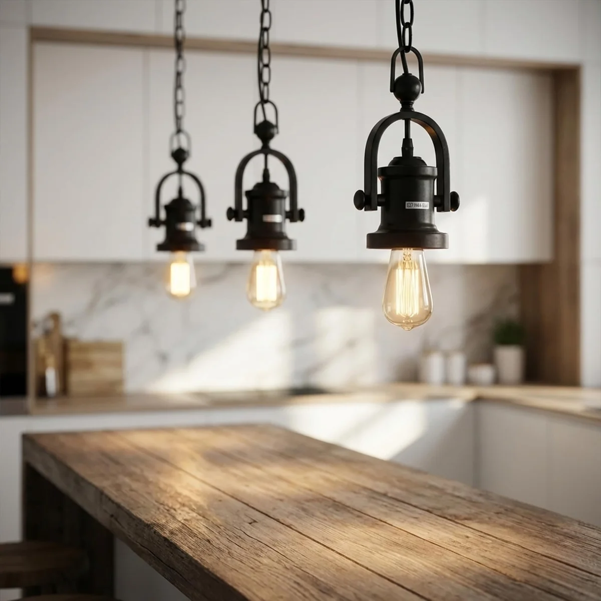 1-meter pendant light cord set with chain, metal ceiling rose, and E27 lamp holder for DIY lighting projects