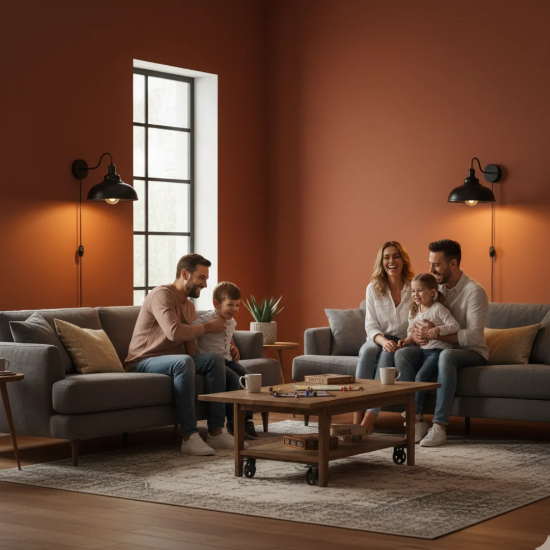 Black metal wall light with dimmer switch mounted on wall, featuring 2m plug-in cable for easy installation