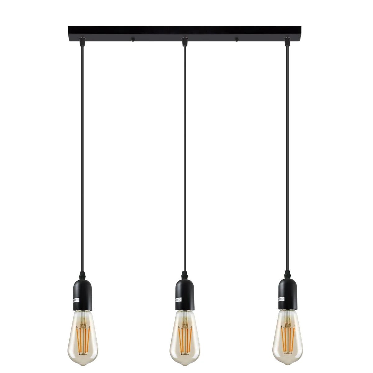 Antique brass industrial cluster pendant with three E27 holders, dimmable ceiling light for retro indoor spaces