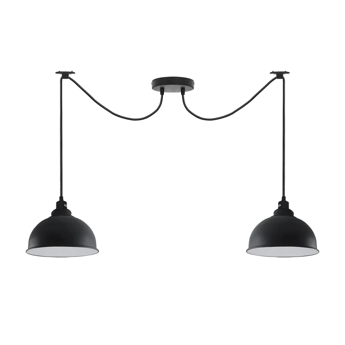 Vintage pendant light with colourful hand-cut stained glass mosaic shade and adjustable metal ceiling mount