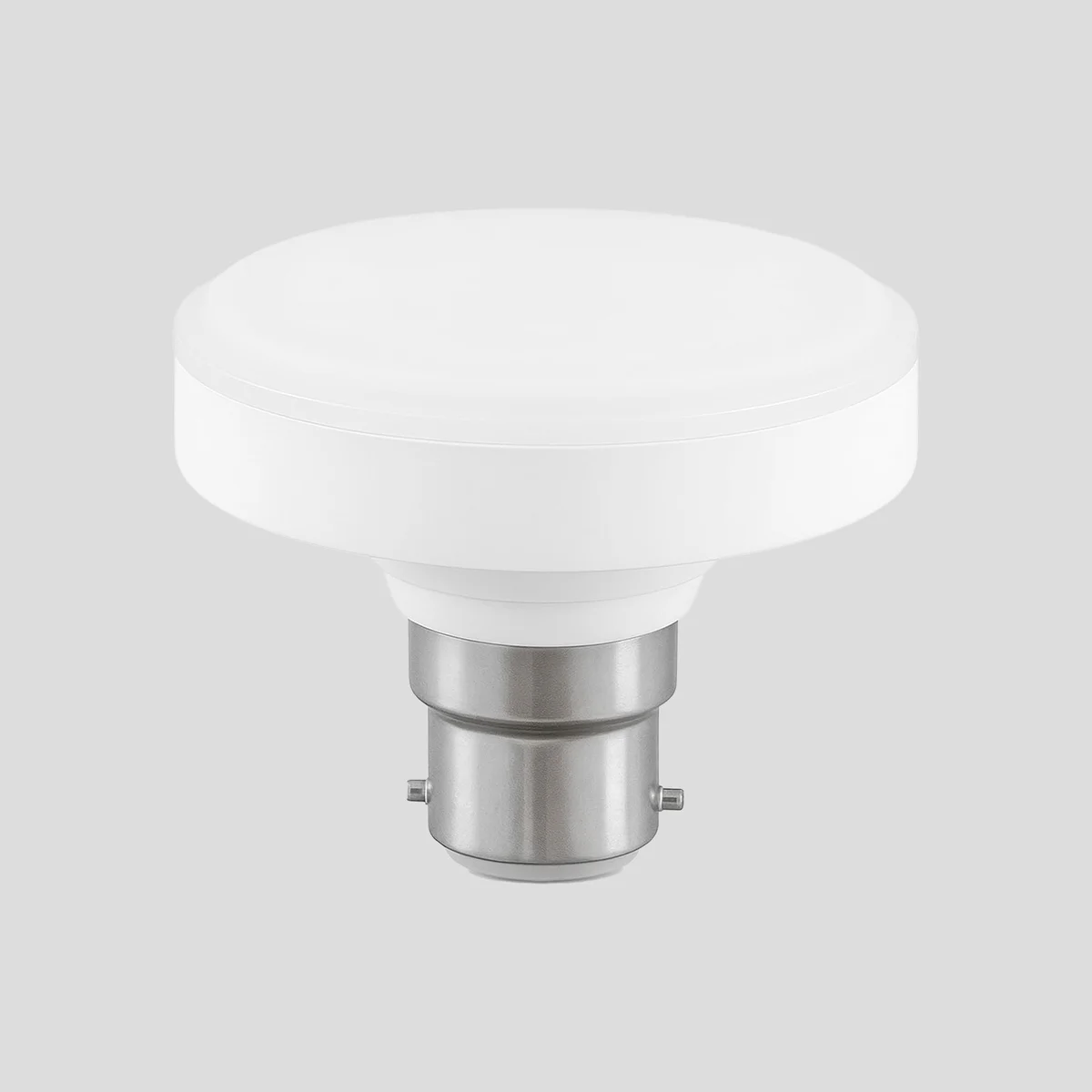 12W B22 LED bulb with T75 shape, cool white 6400K light, plastic and metal body, suitable for home spotlight use