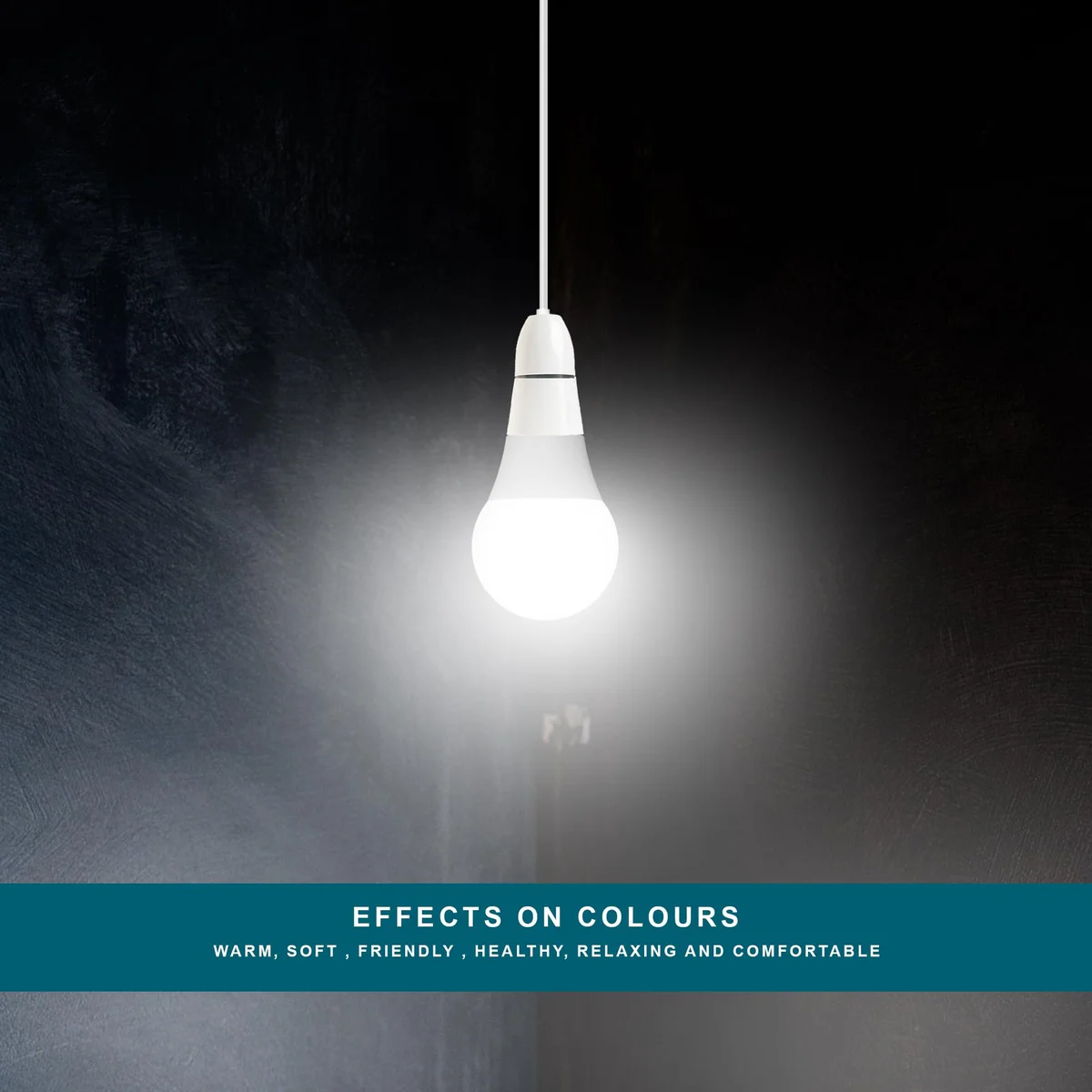 Long lifespan LED bulb with B22 base, 7W power, cool white 6400K light, energy-saving and non-dimmable design