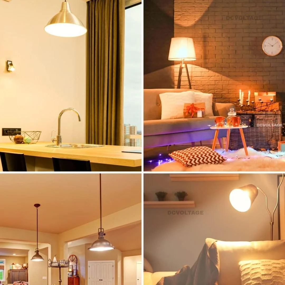 7W B22 LED bulb with A60 shape, cool white light, non-dimmable, energy-saving design for indoor use