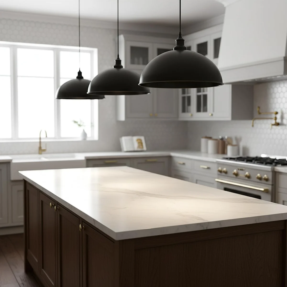 Modern adjustable hanging ceiling light with metal lampshade, single pendant fixture, suitable for indoor use