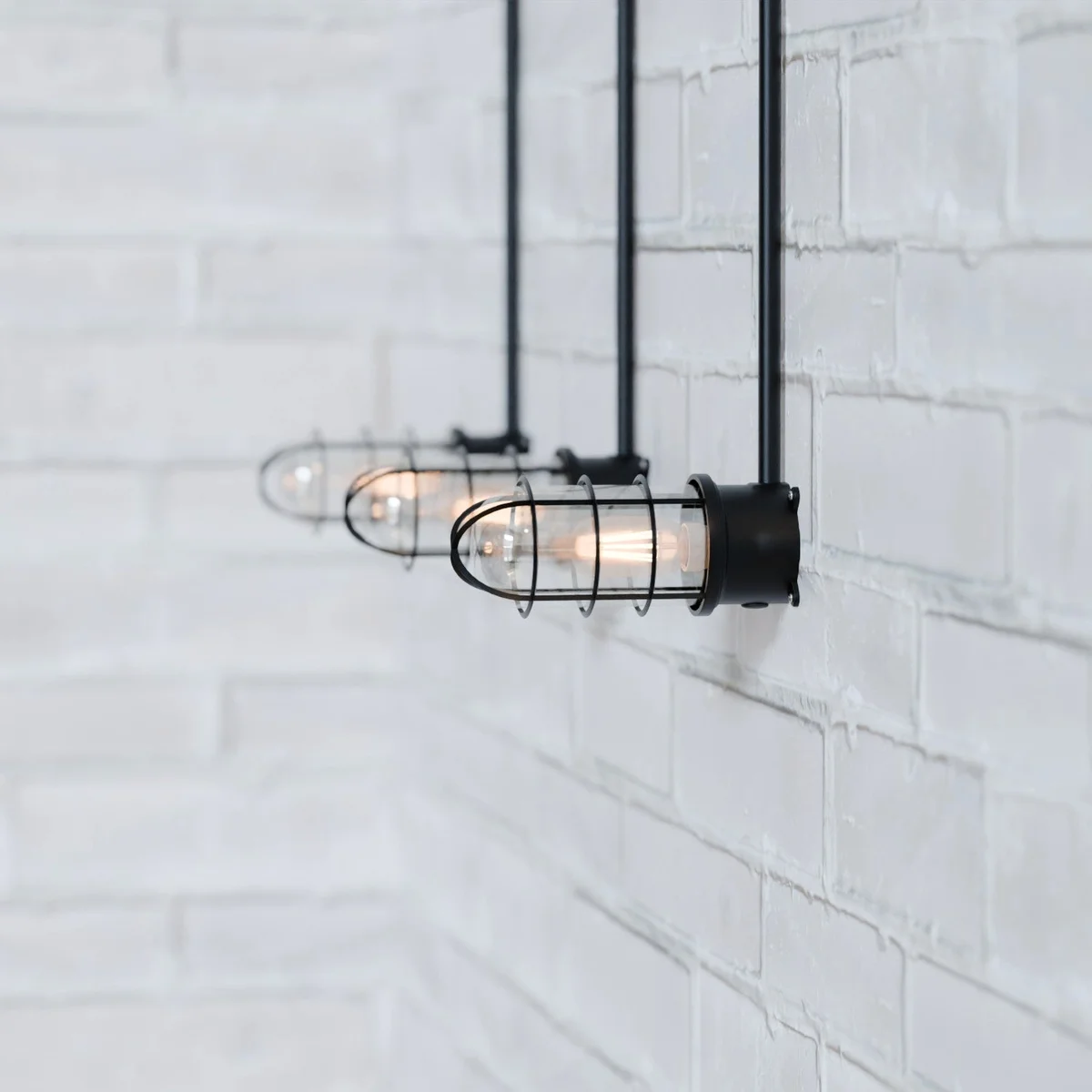 Retro oval bulkhead cage light with weather-resistant metal frame and frosted glass, featuring E27 bulb fitting.