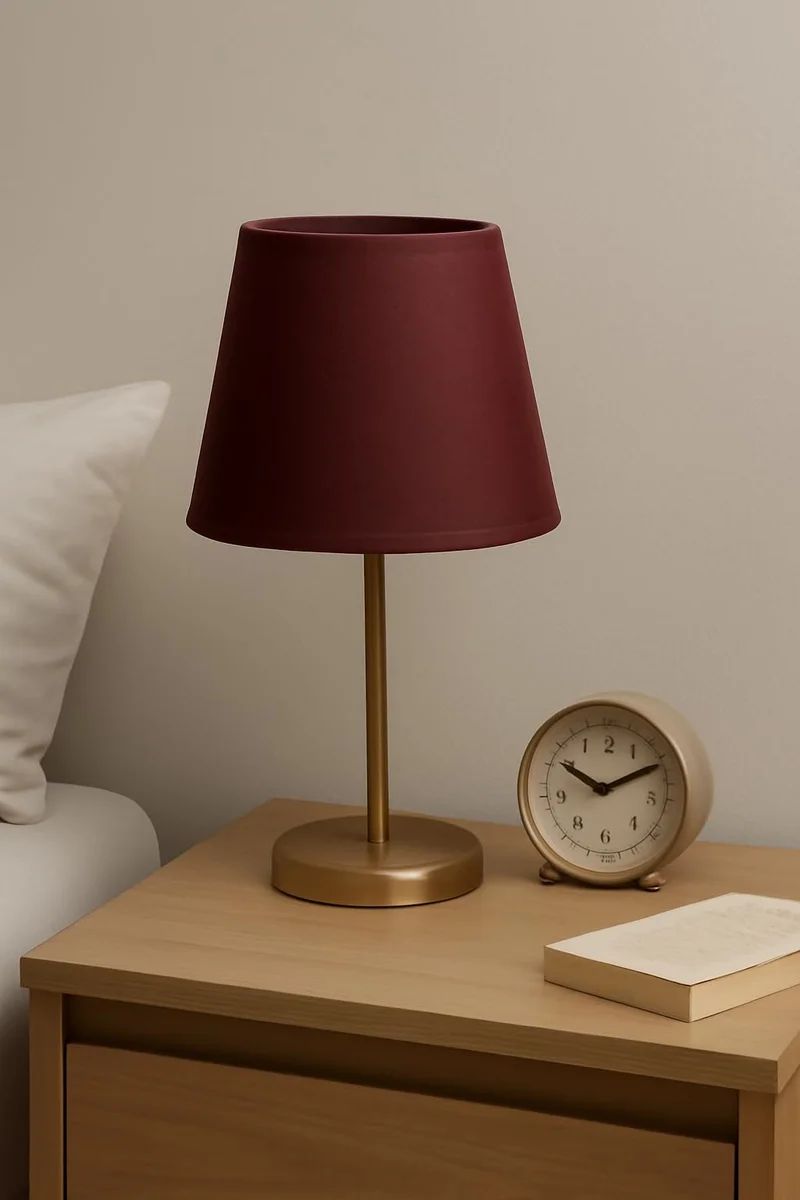 Modern fabric lampshade 16x17cm barrel shape with cloth material and reducer ring for easy fitting on table lamps