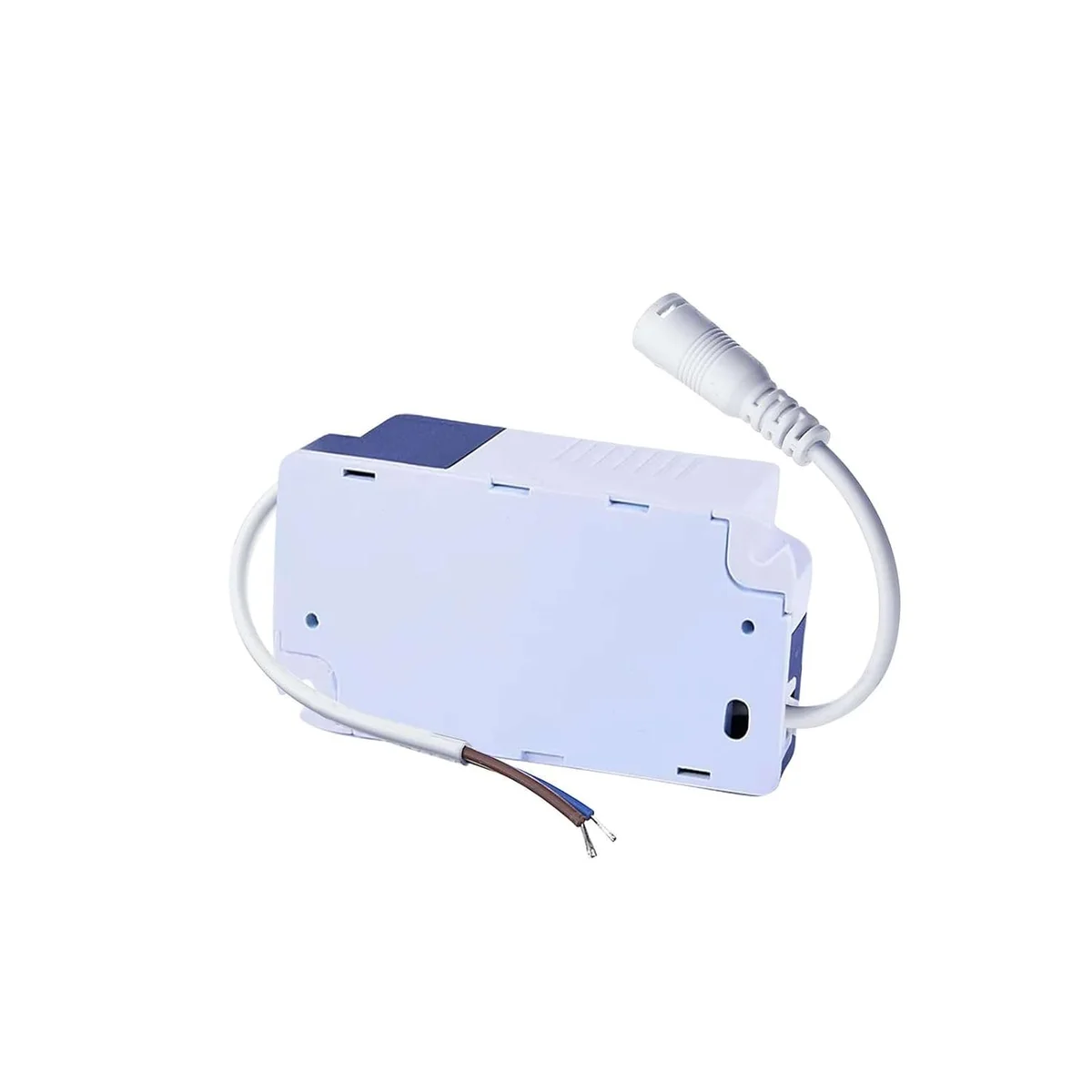 Compact indoor LED driver with plastic casing, 1-3W power, 3V-12V output, and 300mA constant current for LED lighting