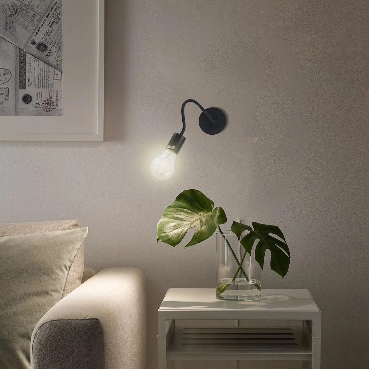 Two vintage ceiling light socket holders in black and white metal with E27 Edison screw base, shown side by side