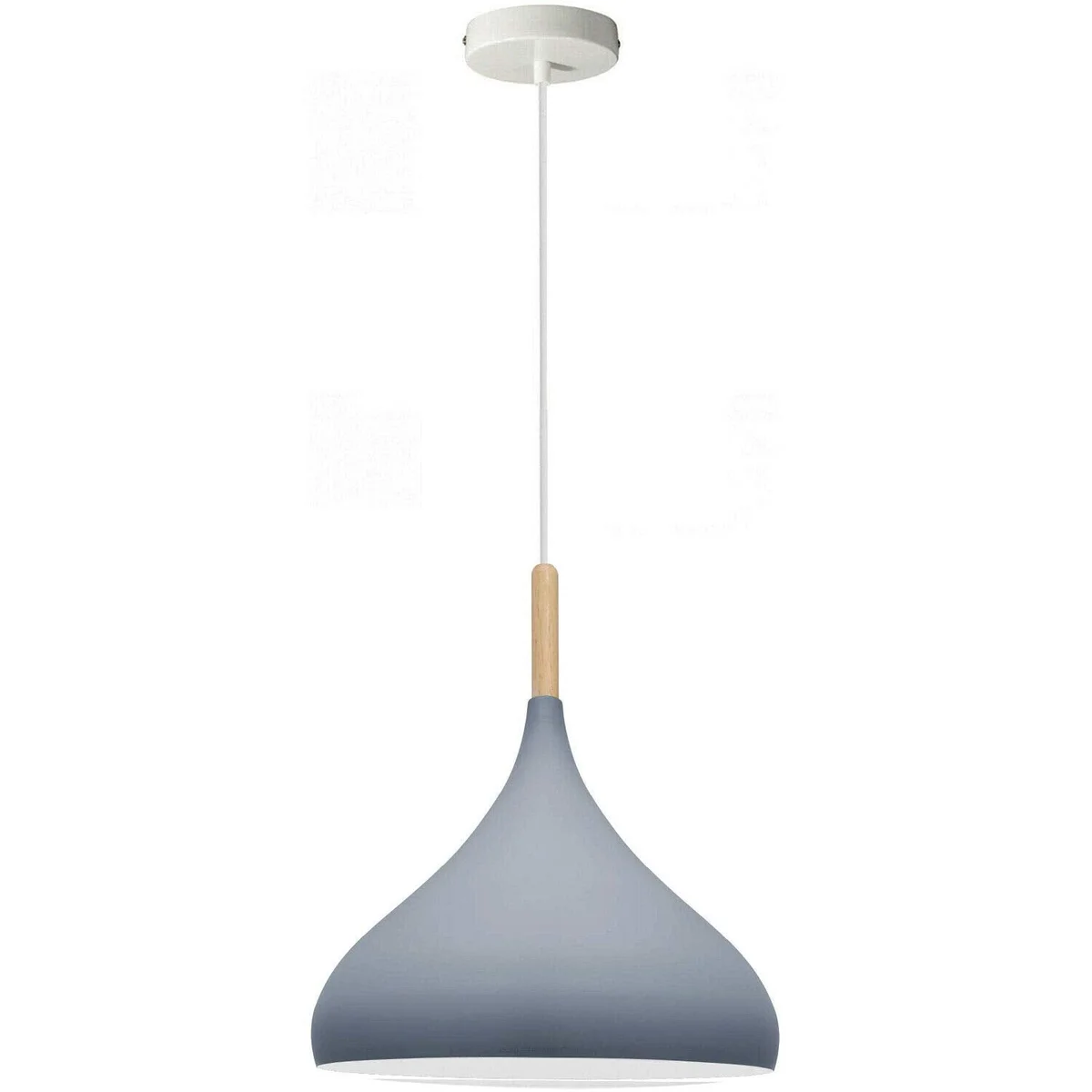 Adjustable pendant light with red dome shade, white interior, and 95cm cable hanging from ceiling plate