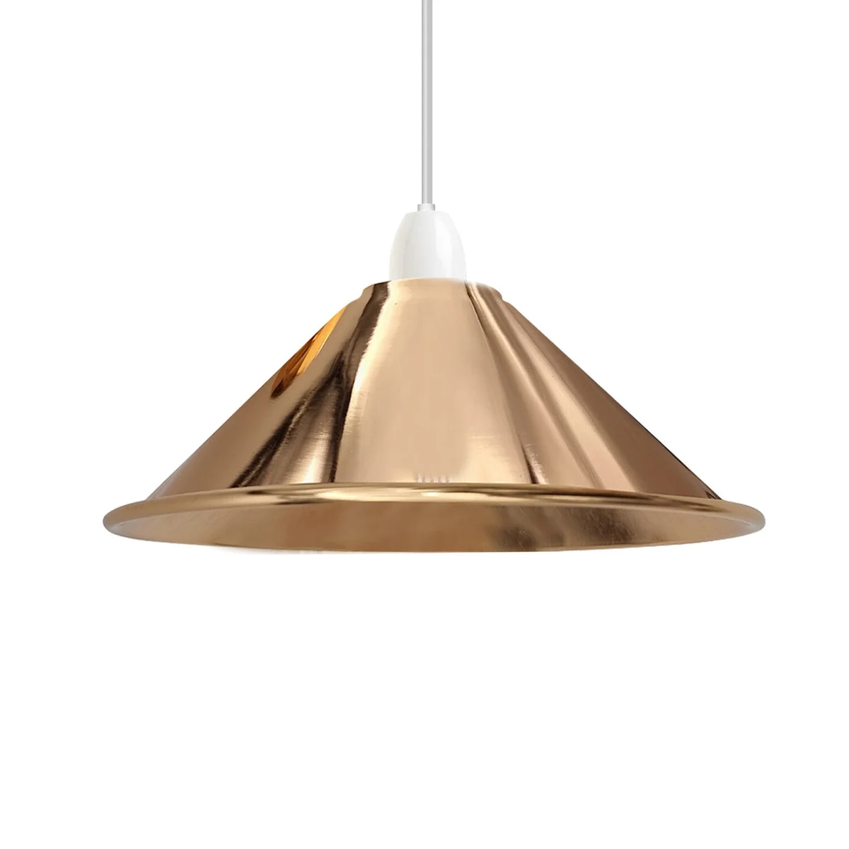 French gold industrial metal wall light shade with easy fit design and sleek iron construction for indoor use